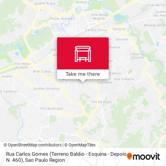 Rua Carlos Gomes (Terreno Baldio - Esquina - Depois N. 460) map