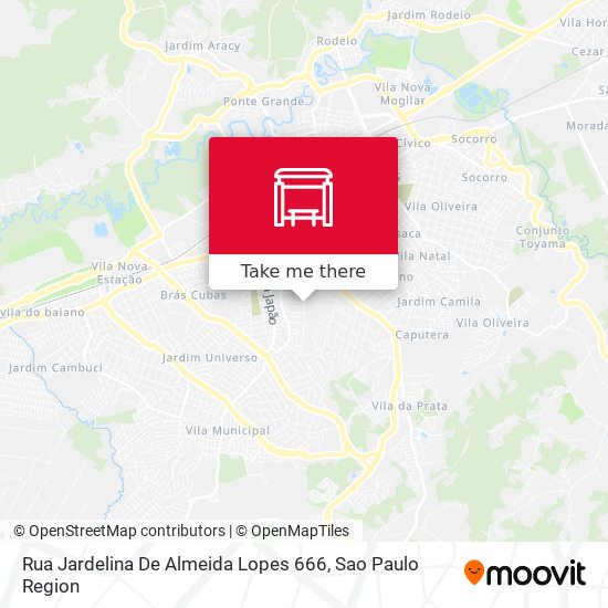 Rua Jardelina De Almeida Lopes 666 map