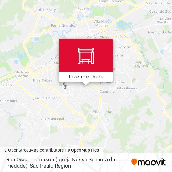 Rua Oscar Tompson (Igreja Nossa Senhora da Piedade) map