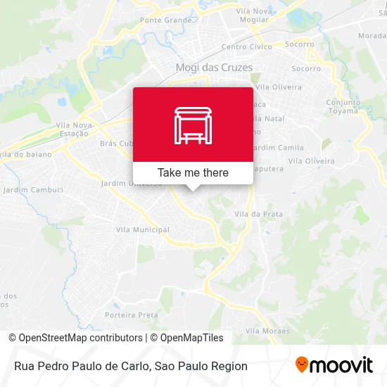 Rua Pedro Paulo de Carlo map