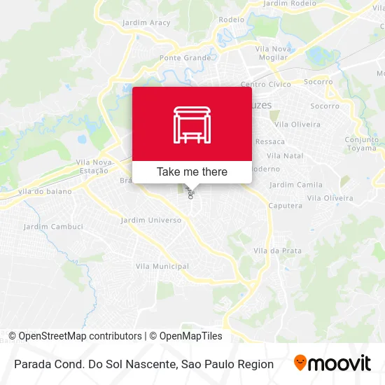 Parada Cond. Do Sol Nascente map