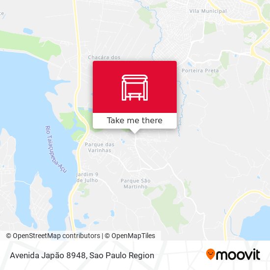 Avenida Japão 8948 map