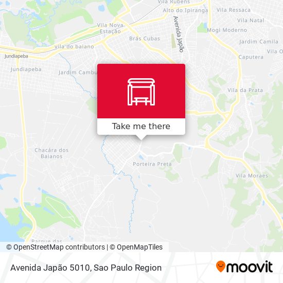 Avenida Japão 5010 map
