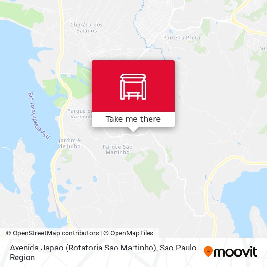 Avenida Japao (Rotatoria Sao Martinho) map