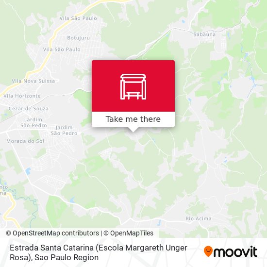 Estrada Santa Catarina (Escola Margareth Unger Rosa) map