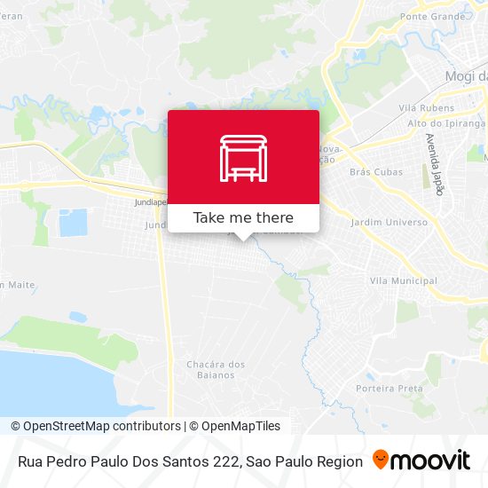 Rua Pedro Paulo Dos Santos 222 map