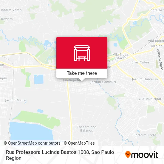 Rua Professora Lucinda Bastos 1008 map