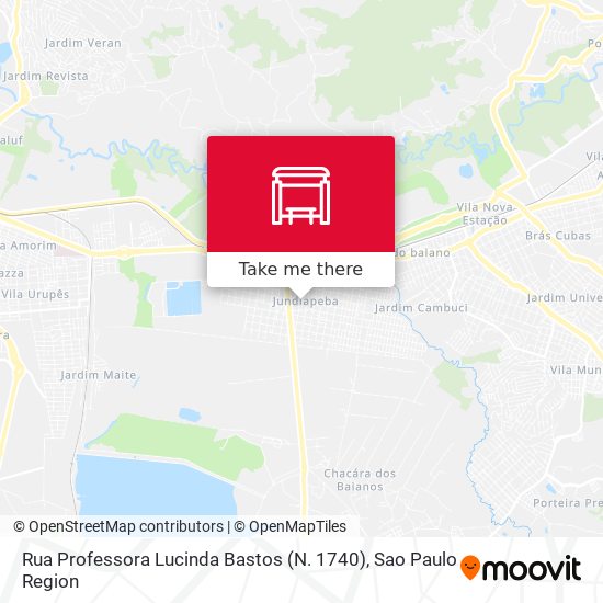 Rua Professora Lucinda Bastos (N. 1740) map