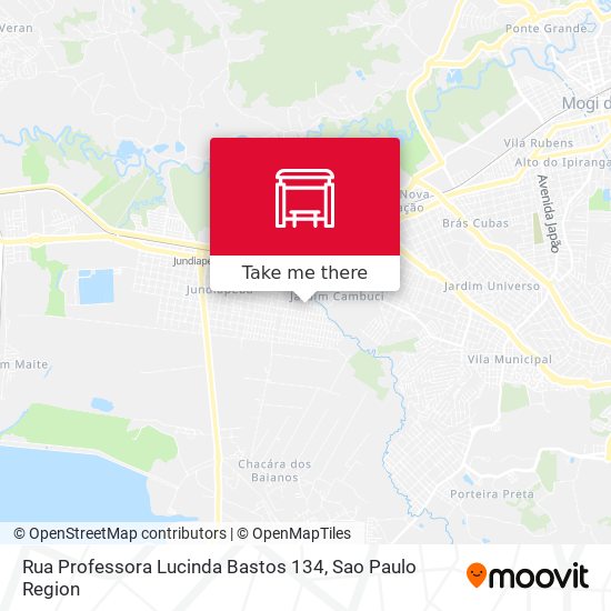 Rua Professora Lucinda Bastos 134 map