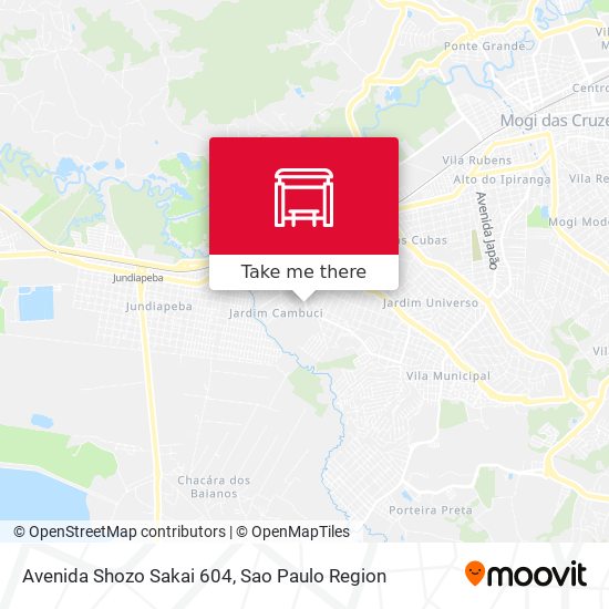 Avenida Shozo Sakai 604 map