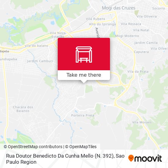 Rua Doutor Benedicto Da Cunha Mello (N. 392) map