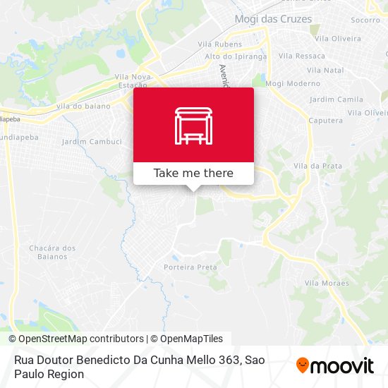Rua Doutor Benedicto Da Cunha Mello 363 map