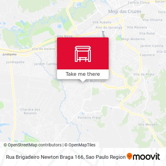 Rua Brigadeiro Newton Braga 166 map