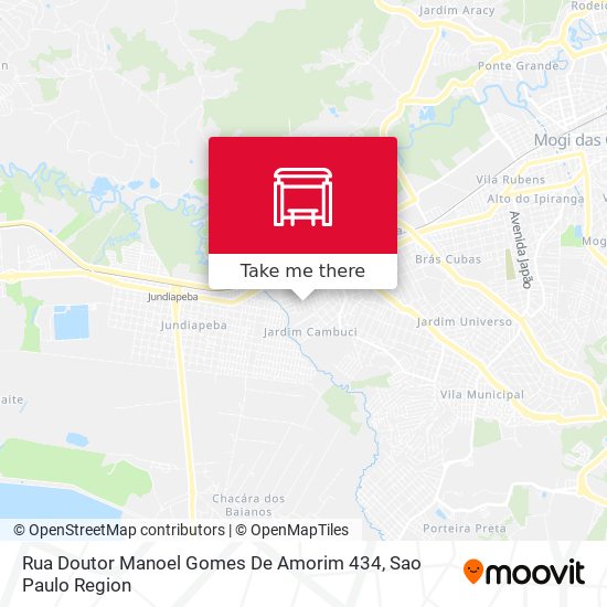 Rua Doutor Manoel Gomes De Amorim 434 map