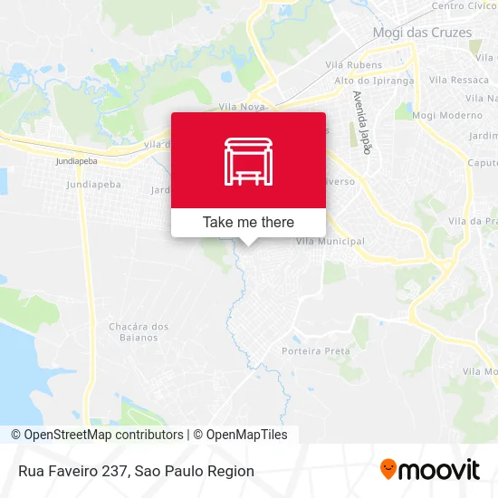 Rua Faveiro 237 map
