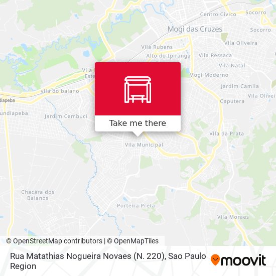 Rua Matathias Nogueira Novaes (N. 220) map