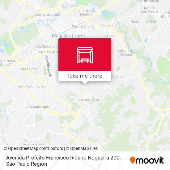 Avenida Prefeito Francisco Ribeiro Nogueira 200 map