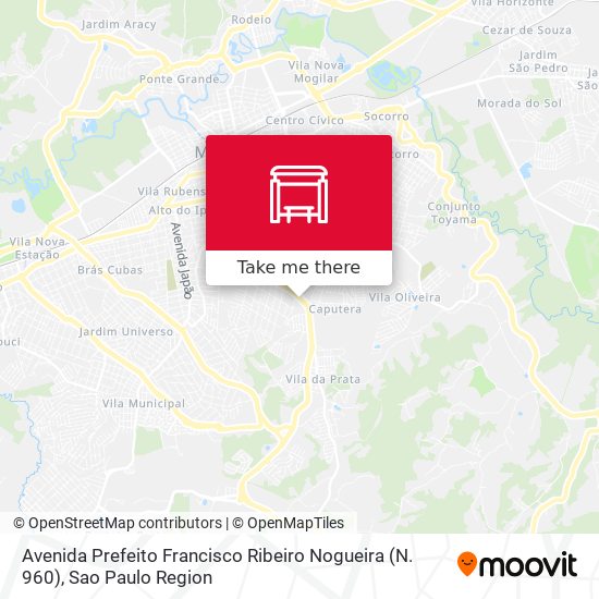 Avenida Prefeito Francisco Ribeiro Nogueira (N. 960) map