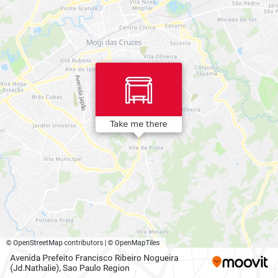 Avenida Prefeito Francisco Ribeiro Nogueira (Jd.Nathalie) map