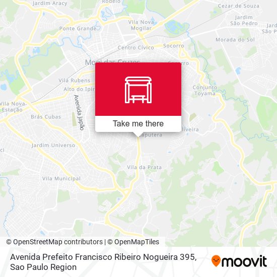 Avenida Prefeito Francisco Ribeiro Nogueira 395 map