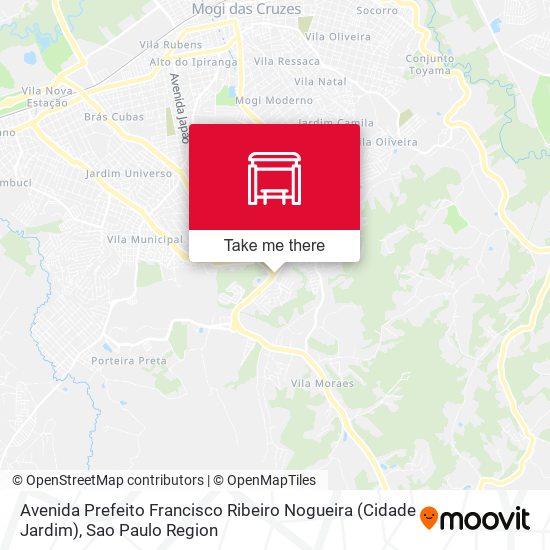 Avenida Prefeito Francisco Ribeiro Nogueira (Cidade Jardim) map
