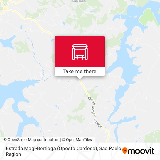 Estrada Mogi-Bertioga (Oposto Cardoso) map