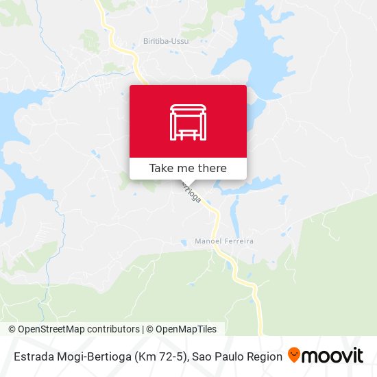Estrada Mogi-Bertioga (Km 72-5) map