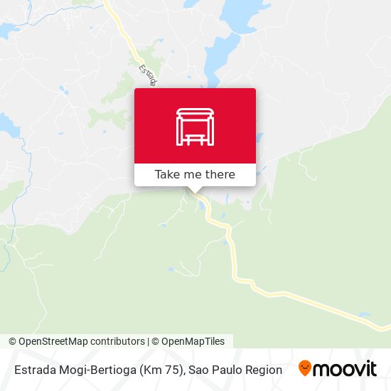 Mapa Estrada Mogi-Bertioga (Km 75)