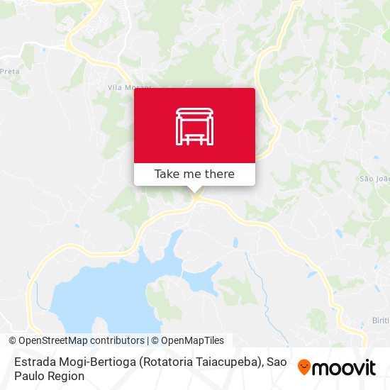 Estrada Mogi-Bertioga (Rotatoria Taiacupeba) map