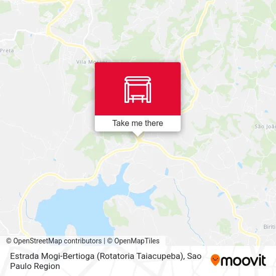 Estrada Mogi-Bertioga (Rotatoria Taiacupeba) map