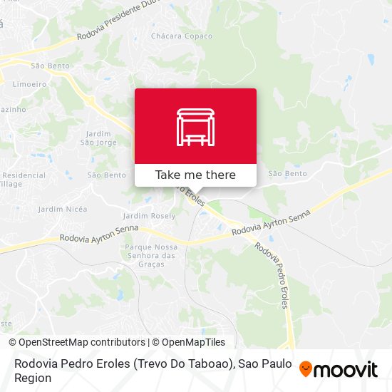 Rodovia Pedro Eroles (Trevo Do Taboao) map