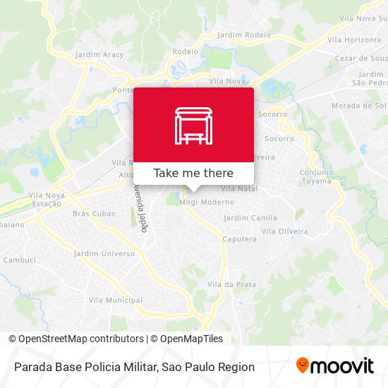 Parada Base Policia Militar map