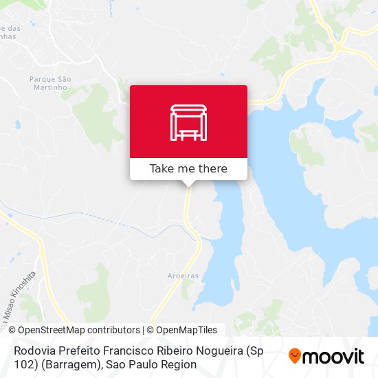 Rodovia Prefeito Francisco Ribeiro Nogueira (Sp 102) (Barragem) map