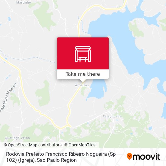 Rodovia Prefeito Francisco Ribeiro Nogueira (Sp 102) (Igreja) map