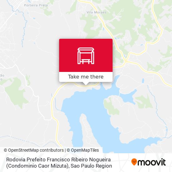Rodovia Prefeito Francisco Ribeiro Nogueira (Condominio Caor Mizuta) map