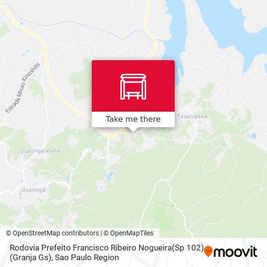 Rodovia Prefeito Francisco Ribeiro Nogueira(Sp 102) (Granja Gs) map