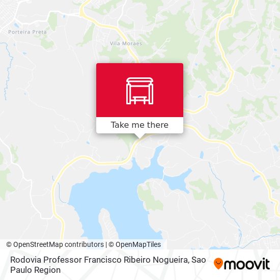 Rodovia Professor Francisco Ribeiro Nogueira map