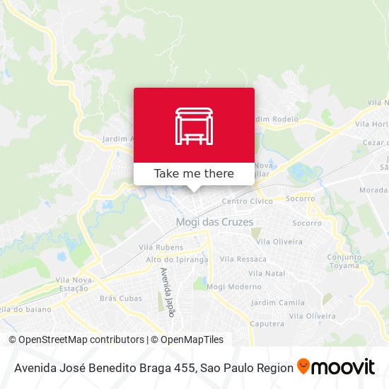 Mapa Avenida José Benedito Braga 455