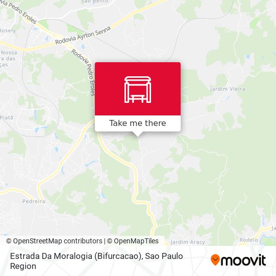 Estrada Da Moralogia (Bifurcacao) map