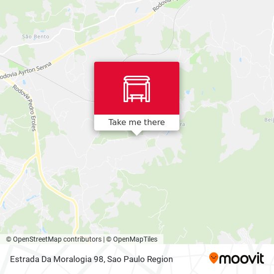 Estrada Da Moralogia 98 map
