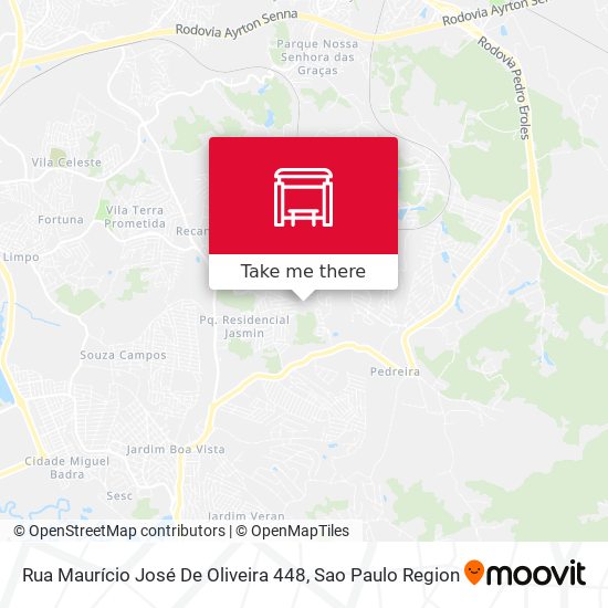 Rua Maurício José De Oliveira 448 map