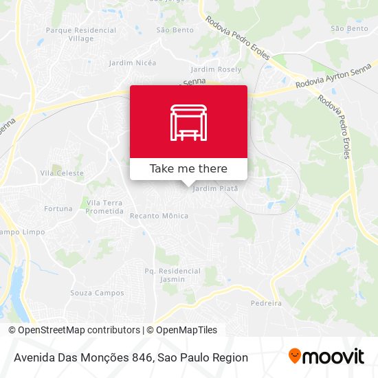 Avenida Das Monções 846 map