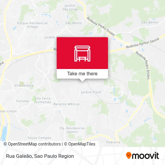 Rua Galeão map