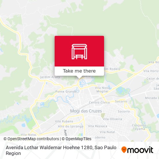 Avenida Lothar Waldemar Hoehne 1280 map