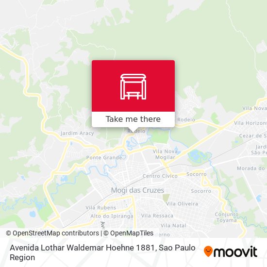 Avenida Lothar Waldemar Hoehne 1881 map