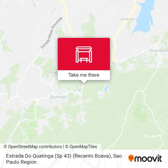 Estrada Do Quatinga (Sp 43) (Recanto Boava) map