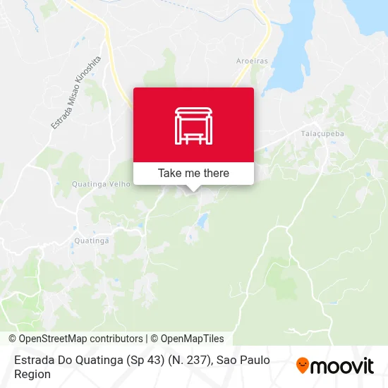 Estrada Do Quatinga (Sp 43) (N. 237) map