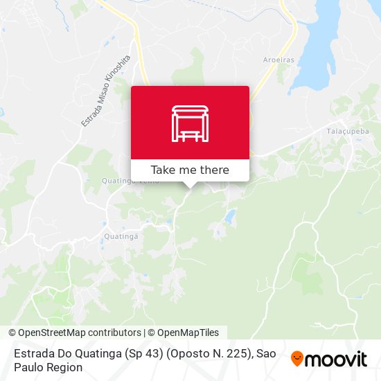 Estrada Do Quatinga (Sp 43) (Oposto N. 225) map