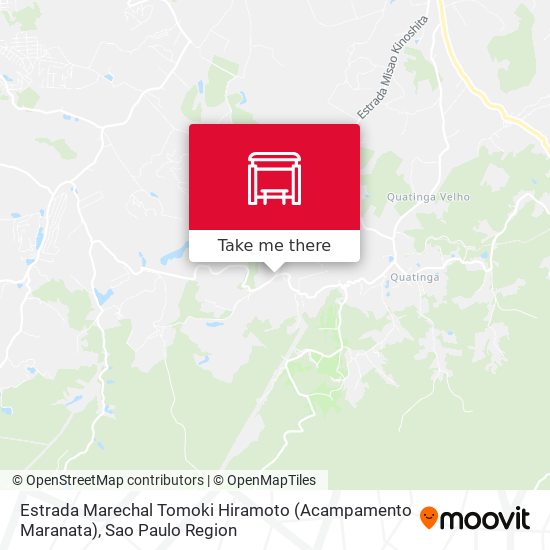 Estrada Marechal Tomoki Hiramoto (Acampamento Maranata) map