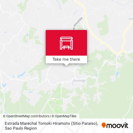 Estrada Marechal Tomoki Hiramoto (Sitio Paraiso) map